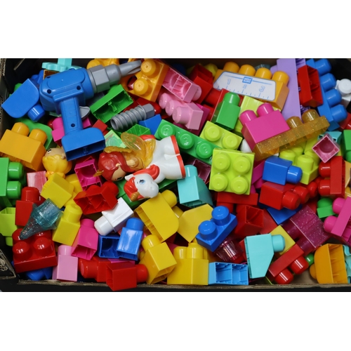 826 - A Large Selection of Megablox and Lego Duplo (Two Boxes)