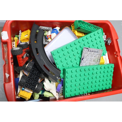 828 - Unsorted Lego and Other Building Brick Toys (6.3 Kg)