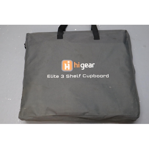 841 - Selection Including Higear Elite 3 Shelf Cupboard and Eurohike Camping Tent (Unchecked)