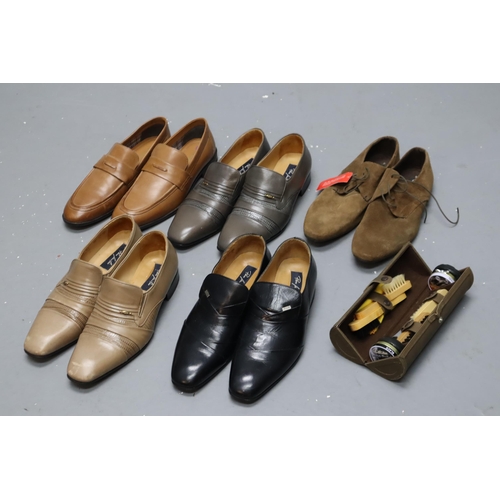 842 - Job lot of men's vintage shoes to include: RedTape and more