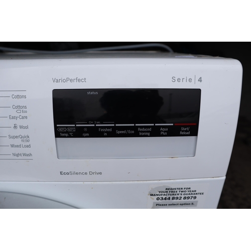 649 - Bosch WLM68 washing machine in white, W60cm, H85cm, D58cm. No Postage