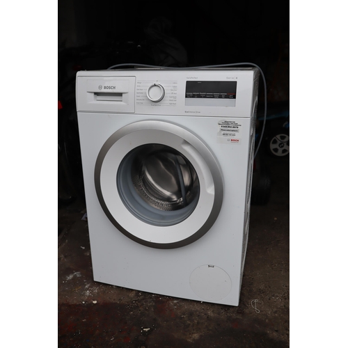 649 - Bosch WLM68 washing machine in white, W60cm, H85cm, D58cm. No Postage