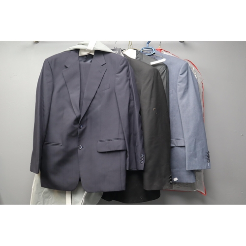 670 - Five 2 Piece Suits (Various Sizes) To Include Greenwoods, Skopes, And More