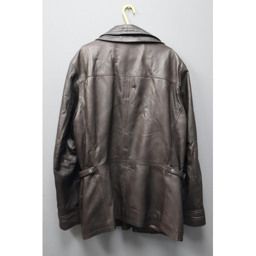 625 - A Woodland Leather 2XL Jacket, Appears In Good Condition