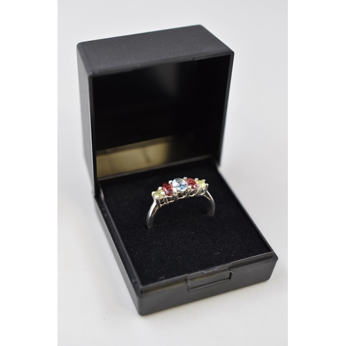 6 - Silver 925 Ring, Complete with Presentation Box