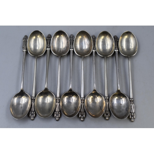 33 - A Selection of Ten Silver Plated Apostle Spoons