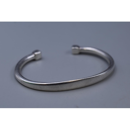 52 - Silver 925 Torque bangle (20g)