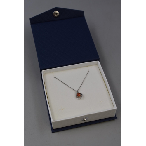 92 - Silver 925 Necklace, Complete in Presentation Box