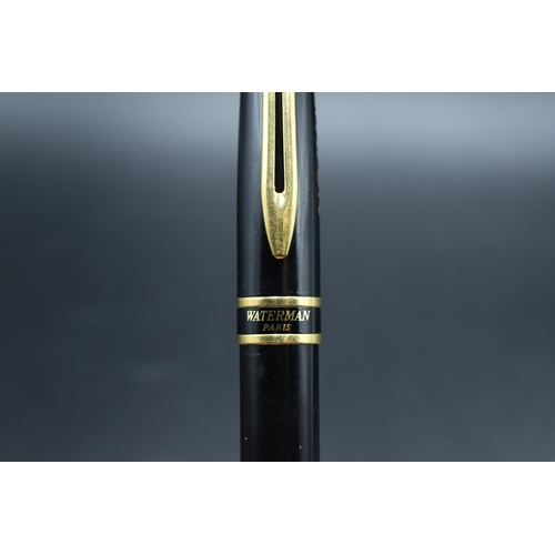 255 - A Black and Gold Tone Waterman Fountain Pen