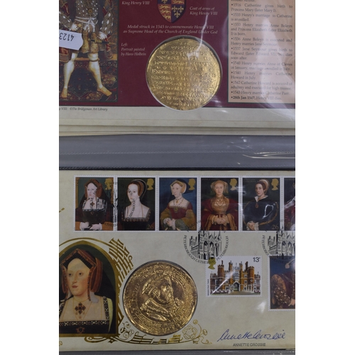 155 - Benham Coin Covers - Henry VIII & His Six Wives