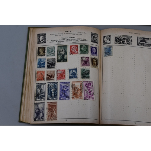 162 - Improved Album Containing a Selection of Worldwide Postage Stamps, Mint Sets and More