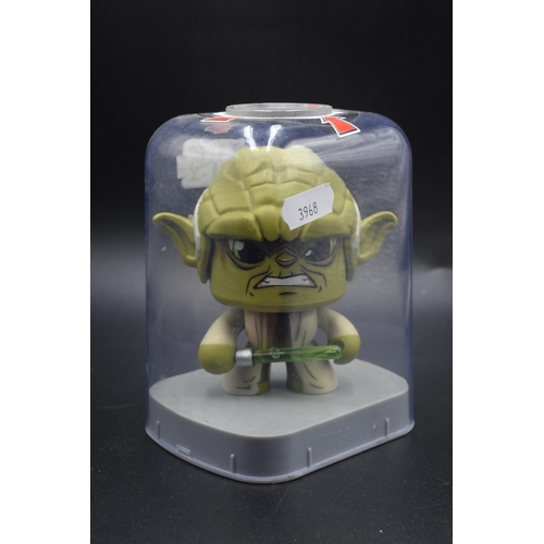 175 - Angry Yoda figurine and Fallout 76 device holder