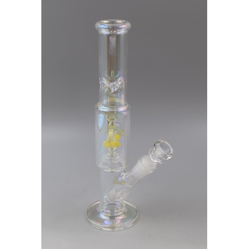 343 - New glass irredecent styled water bong