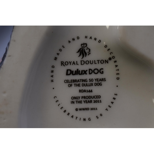 201 - A Royal Doulton Dulux Dog Figure, Celebrating 50 Years of The Dulux Dog. Approx 6