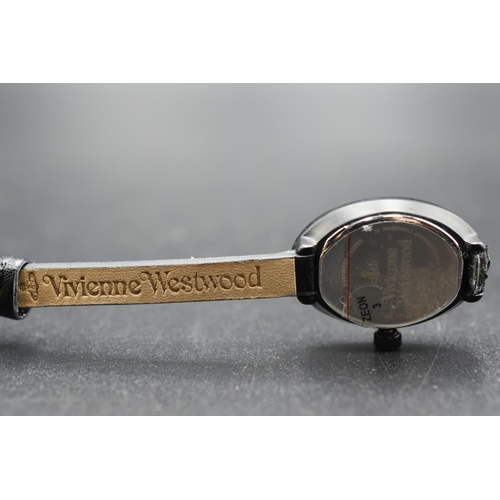 209 - A Vivienne Westwood Ladies Pirate Quartz Watch, Working. Strap is Original, But AF