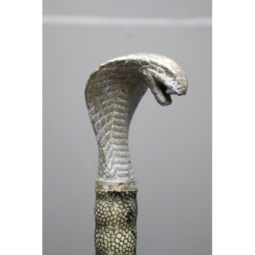 368 - Ancient Warrior Style Cobra Decorative Handled Sword complete with Sheath