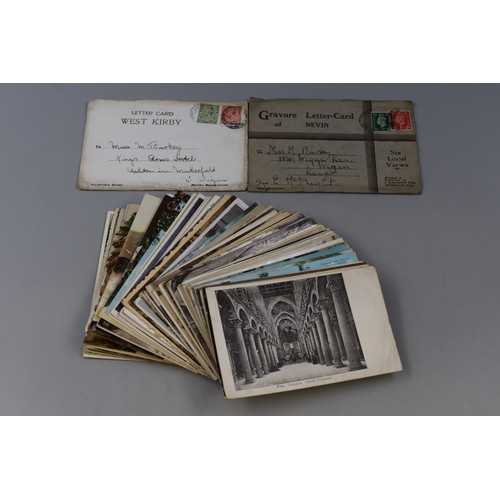 388 - Selection of Postcards mostly bearing Stamps from the 1900s to the 1920s including Topographical, Co... 