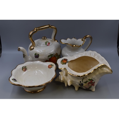 397 - Four Pieces Fruit Themed Kitchenware including J & S Pottery of Stoke on Trent