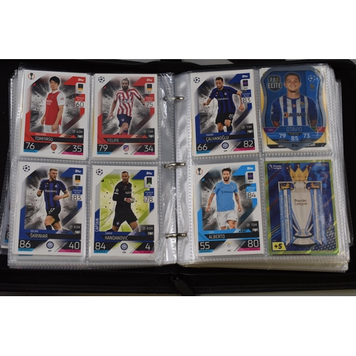 514 - A Folder Containing Various Match Attax Cards