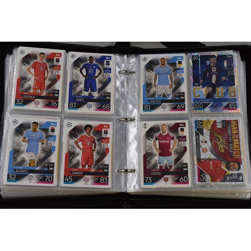 514 - A Folder Containing Various Match Attax Cards