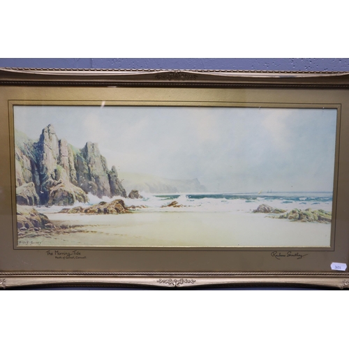 411 - Two Matching Framed and Glazed Prints by Reubens Southey entitled The Morning Tide and The Incoming ... 