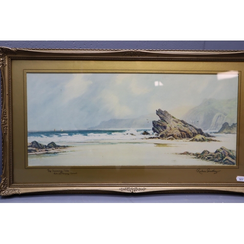 411 - Two Matching Framed and Glazed Prints by Reubens Southey entitled The Morning Tide and The Incoming ... 