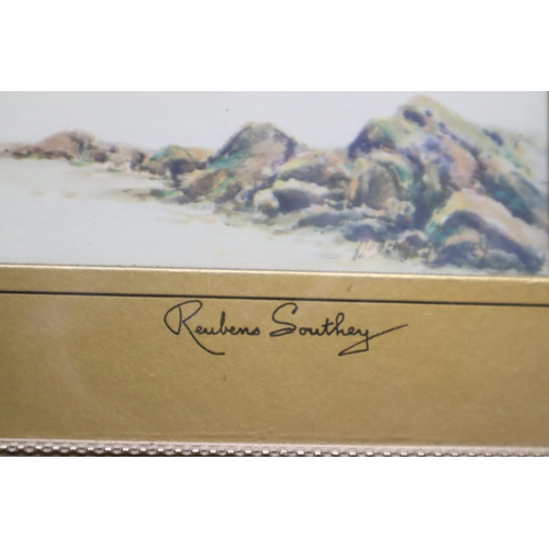 411 - Two Matching Framed and Glazed Prints by Reubens Southey entitled The Morning Tide and The Incoming ... 