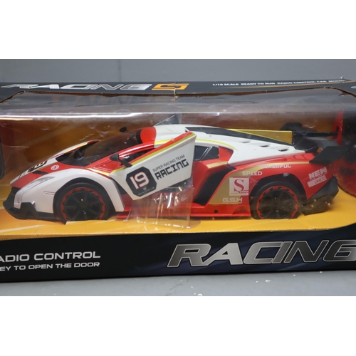 419 - Racing S Radio Control Model Racing Car, Scale 1:10, In Original Box, Appears Unused