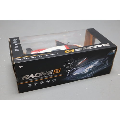 419 - Racing S Radio Control Model Racing Car, Scale 1:10, In Original Box, Appears Unused