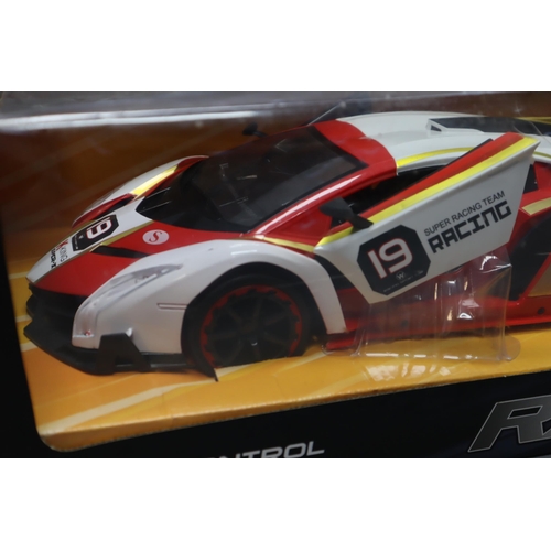 419 - Racing S Radio Control Model Racing Car, Scale 1:10, In Original Box, Appears Unused