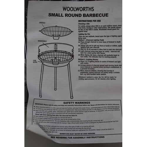 541 - Boxed New Small Round Barbecue, seems to be complete