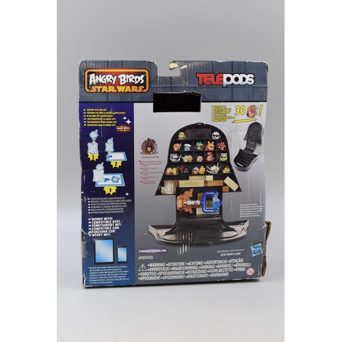 646 - An Angry Birds Star Wars Darth Vader Telepods Carry Case, With Chewbacca Telepod