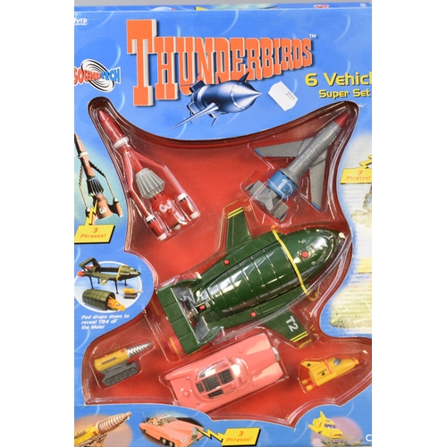 647 - Three Boxed and Sealed Carlton Soundtech Thunderbirds Six Vehicle Super Sets