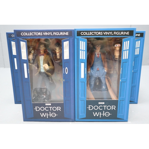 652 - A Selection of Eleven Boxed Doctor Who Collectable Vinyl Figures By Big Chief Studios (7 Tenth Docto... 