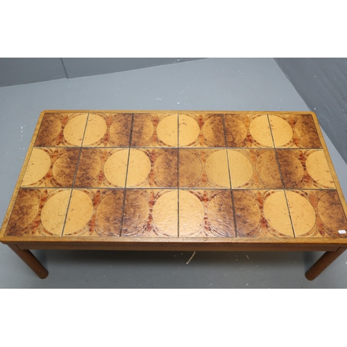 665 - A 70s TRIOH made in Denmark Tiled top Coffee table (17