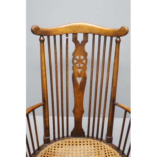 695 - Vintage wooden styled rocking chair (3 ft). No Postage