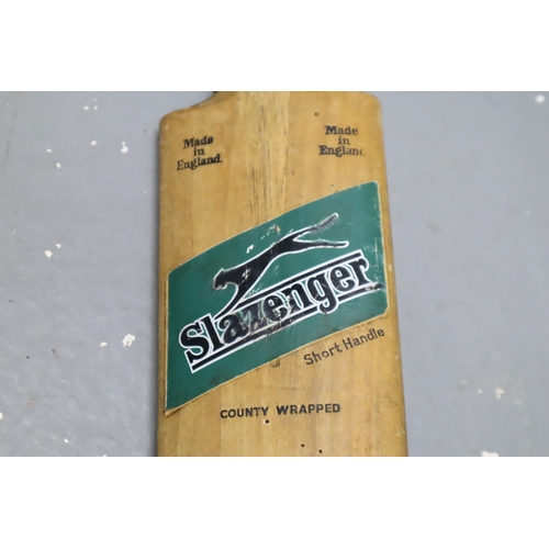 700 - Two Vintage Cricket Bats including Duncan Fearnley Supreme CD Super and a Slazenger County Wrapped