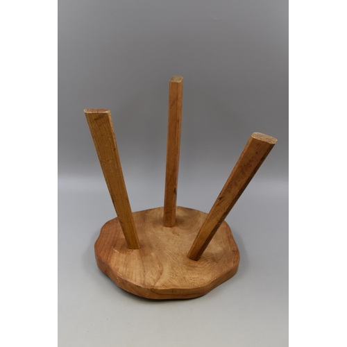 680 - Three Leg Wooden Milking Stool