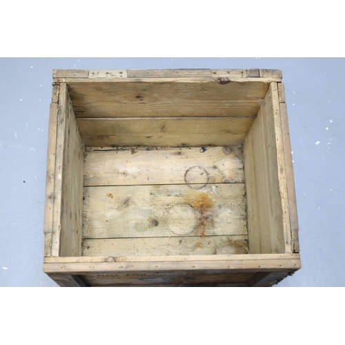 681 - Vintage Wooden Margarine Crate approx 16