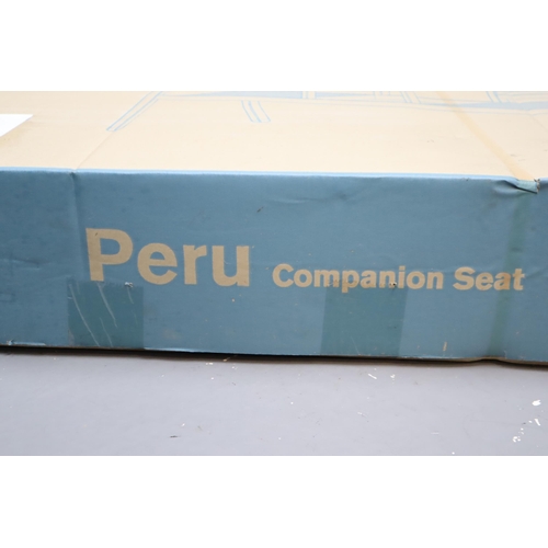 708 - Brand New Boxed Peru Companion Garden Seat Unchecked as in Sealed Box