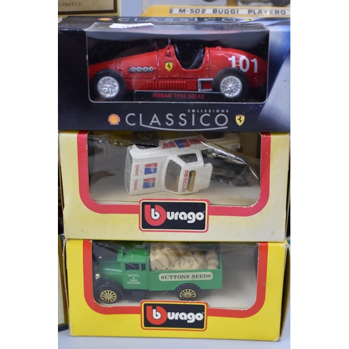 481 - Large Selection of Diecast Collectors Models including Corgi, Burago, LLedo and More