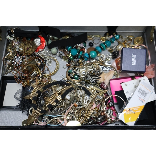 505 - A Business Briefcase Filled With Unsorted Designer Jewellery