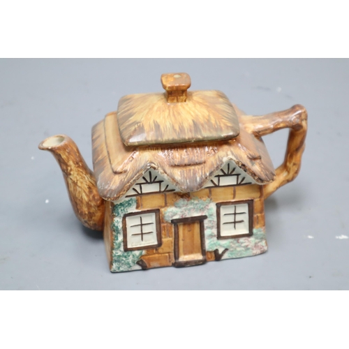 910 - Mixed Selection including Lingard Teapot, Ebony Elephant Figures, Cottage Teapot and More