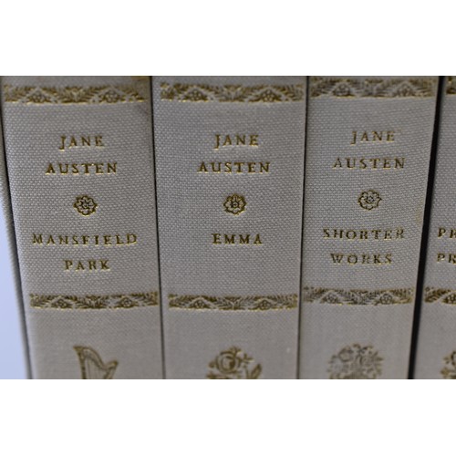 542 - Boxed Set of Seven Hardbacked Jane Austin Novels to include Pride and Prejudice, Sense and Sensibili... 