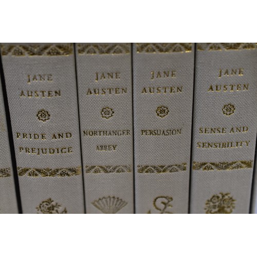 542 - Boxed Set of Seven Hardbacked Jane Austin Novels to include Pride and Prejudice, Sense and Sensibili... 