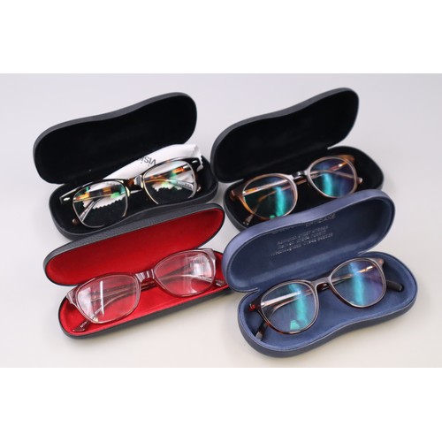 814 - Mixed Lot of Quality Reading Glasses in Cases to include Designer Branded Frames