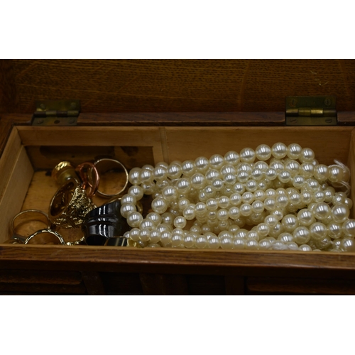 277 - A Selection of Designer Jewellery To Include Three Pearl Necklaces, And Eleven Designer Rings. In Wo... 