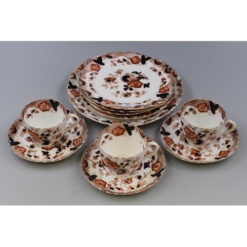 402 - Edwardian Hand Painted 11 Piece Tea Set