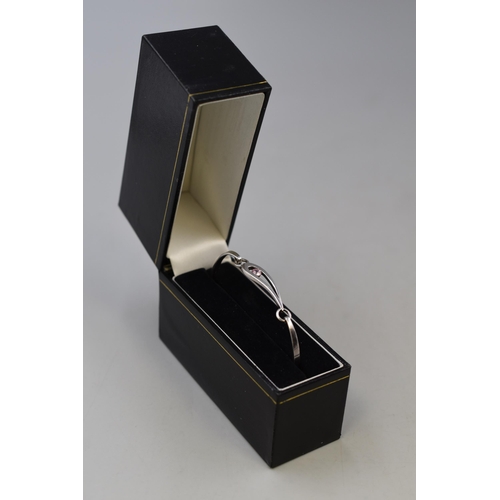 43 - Silver 925 Bangle Complete in Presentation Box