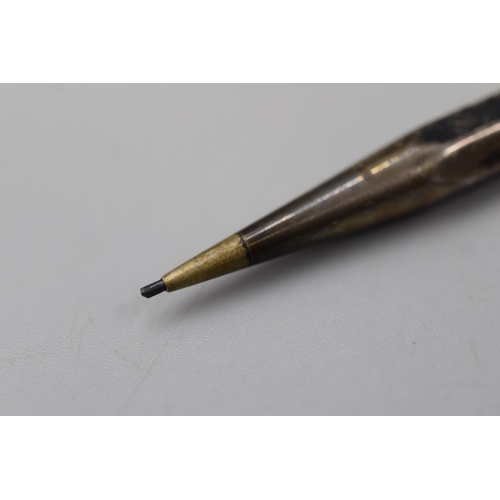 50 -  Hallmarked London Silver Johnson, Matthey & Co Yard-O-Led Propelling Pencil, Circa 1946